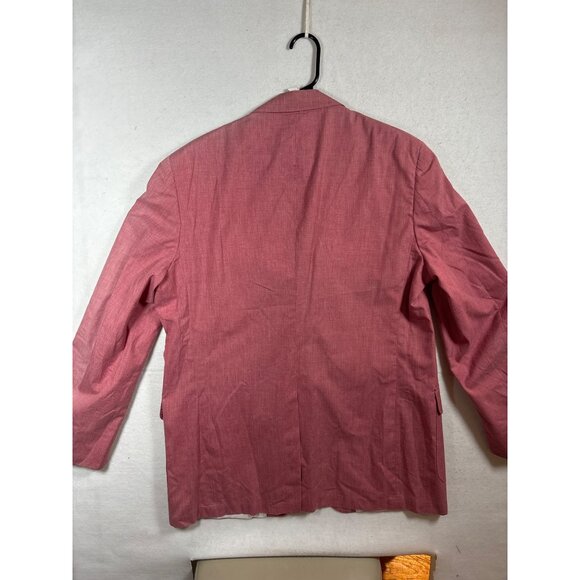 J.S.A Bank Mens Classic Fit Red Blazer Jacket - Picture 8 of 11